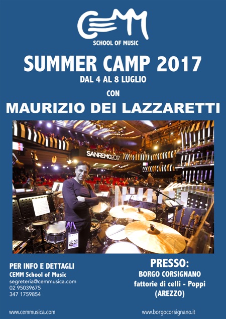 Cemm Summer Camp 2017 con Maurizio Dei Lazzaretti