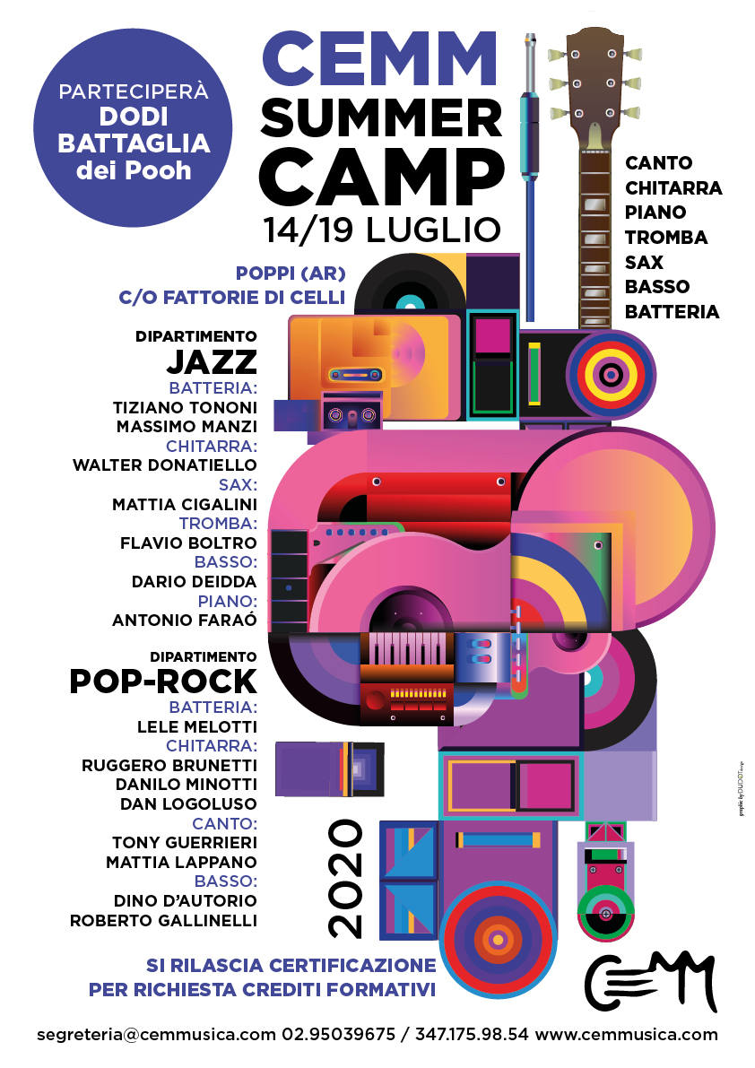 Cemm Summer Camp Dal 14 al 19 luglio 2020 – Fattorie di Celli Poppi – Arezzo