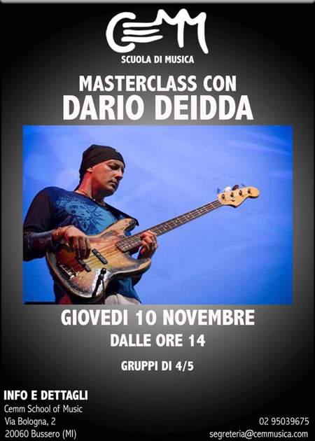 Masterclass Dario Deidda